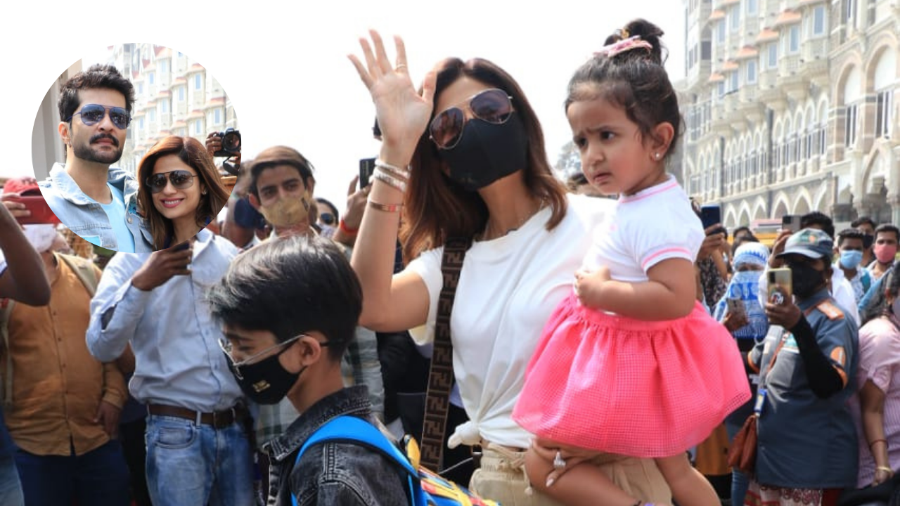 Shilpa Shetty's pics with daughter Samisha and son Viaan