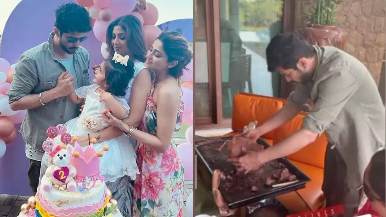 Raqesh bonds with Shamita's family, pic with Shilpa Shetty's daughter Samisha go viral