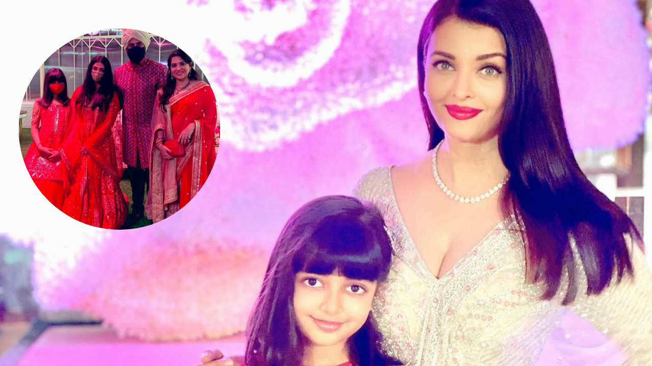 Aishwarya twins with daughter Aaradhya