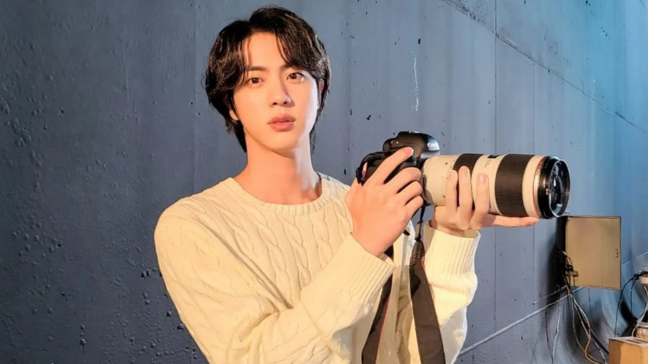 BTS' Jin is a vision in white in latest snaps