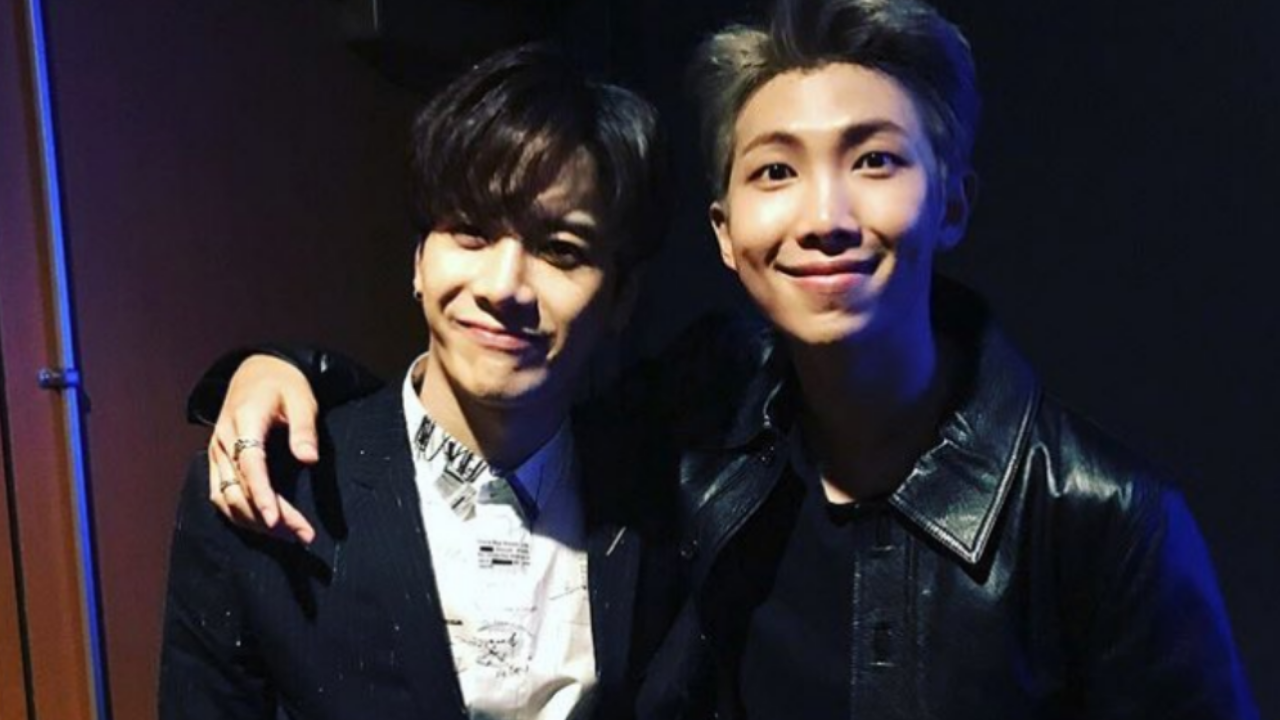 Jackson and RM have an adorable bond