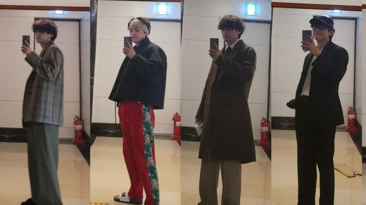 BTS' V makes new Instagram record with latest mirror selfies