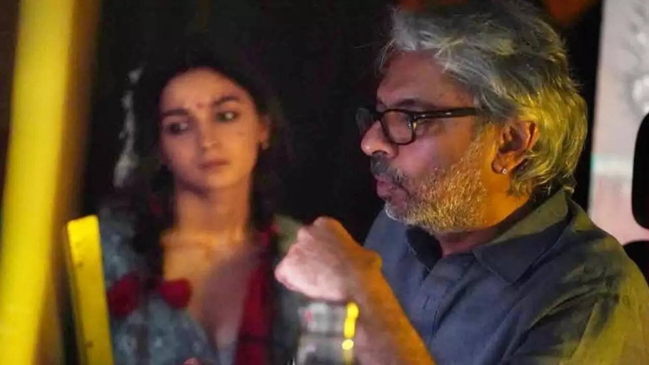 Sanjay Leela Bhansali with Alia Bhatt