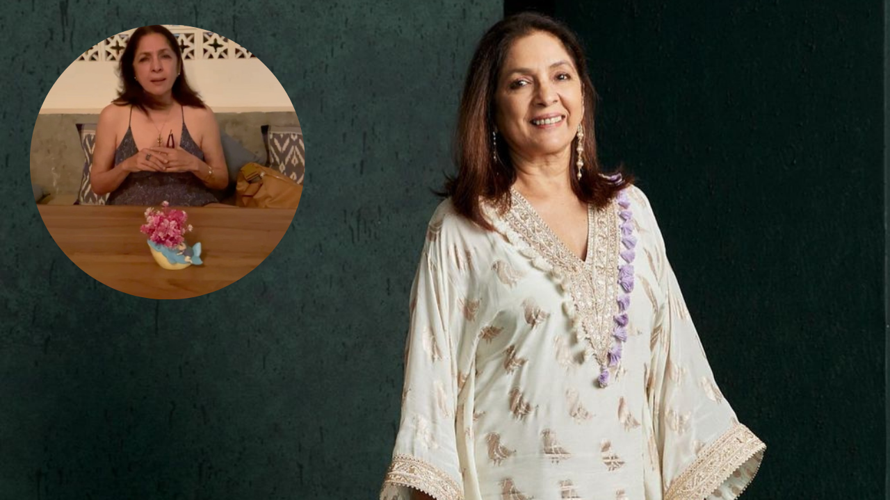 Neena Gupta wears low neck strappy dress, hits out at trolls for judging women