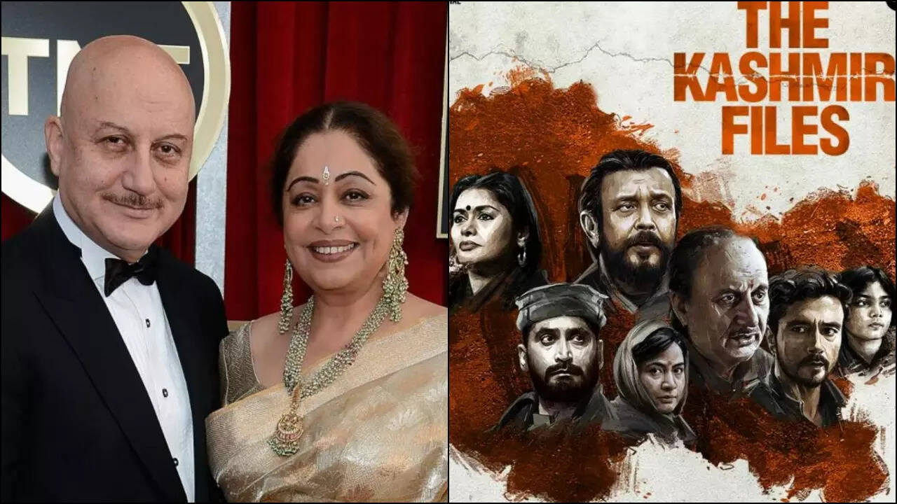 Kirron Kher congratulates hubby Anupam Kher, The Kashmir Files team