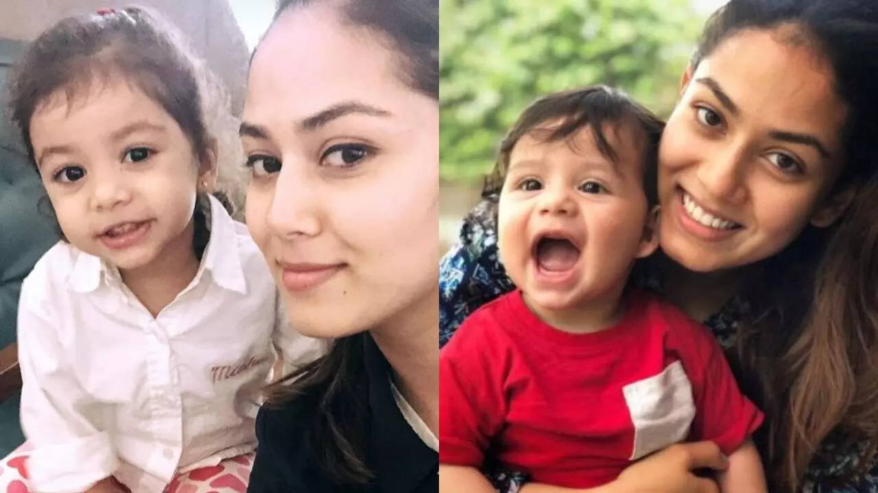 Mira Kapoor with Misha and Zain