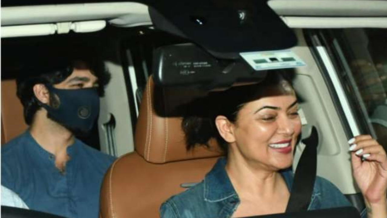 Rohman Shawl and Sushmita Sen