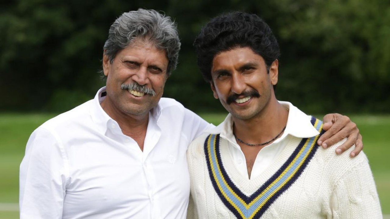 Kapil Dev and Ranveer Singh