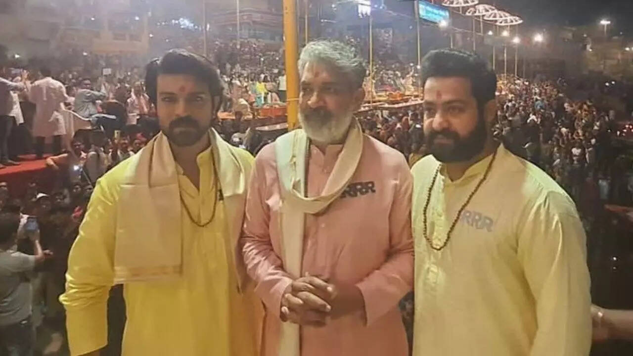 RRR team promotes film at Varanasi, gets trolled