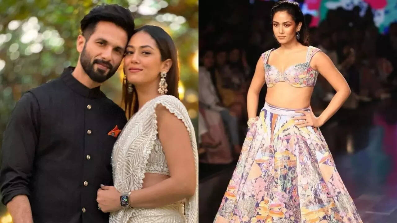 Shahid Kapoor's wife Mira Rajput turns showstopper