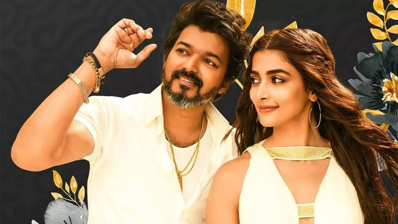 Thalapathy Vijay and Pooja Hegde