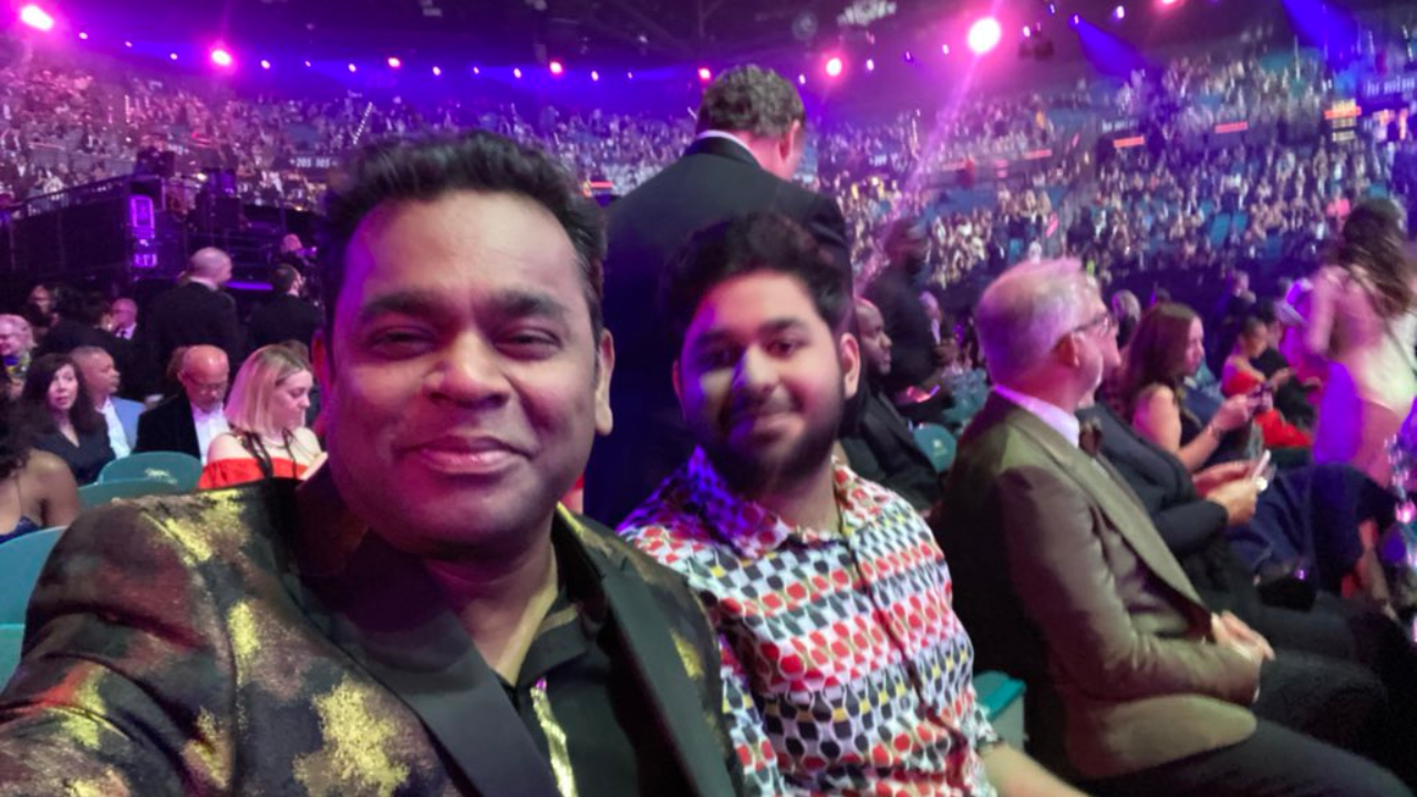 AR Rahman attended Grammys with his son