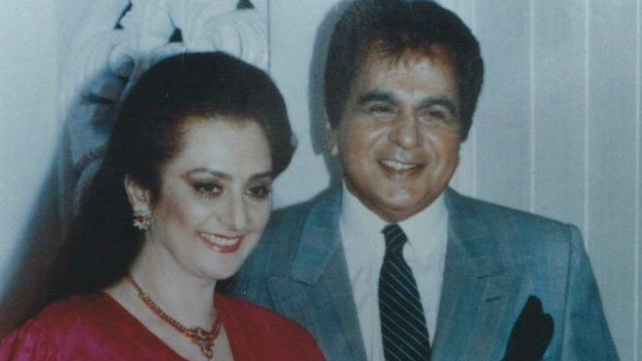 Dilip Kumar and Saira Banu