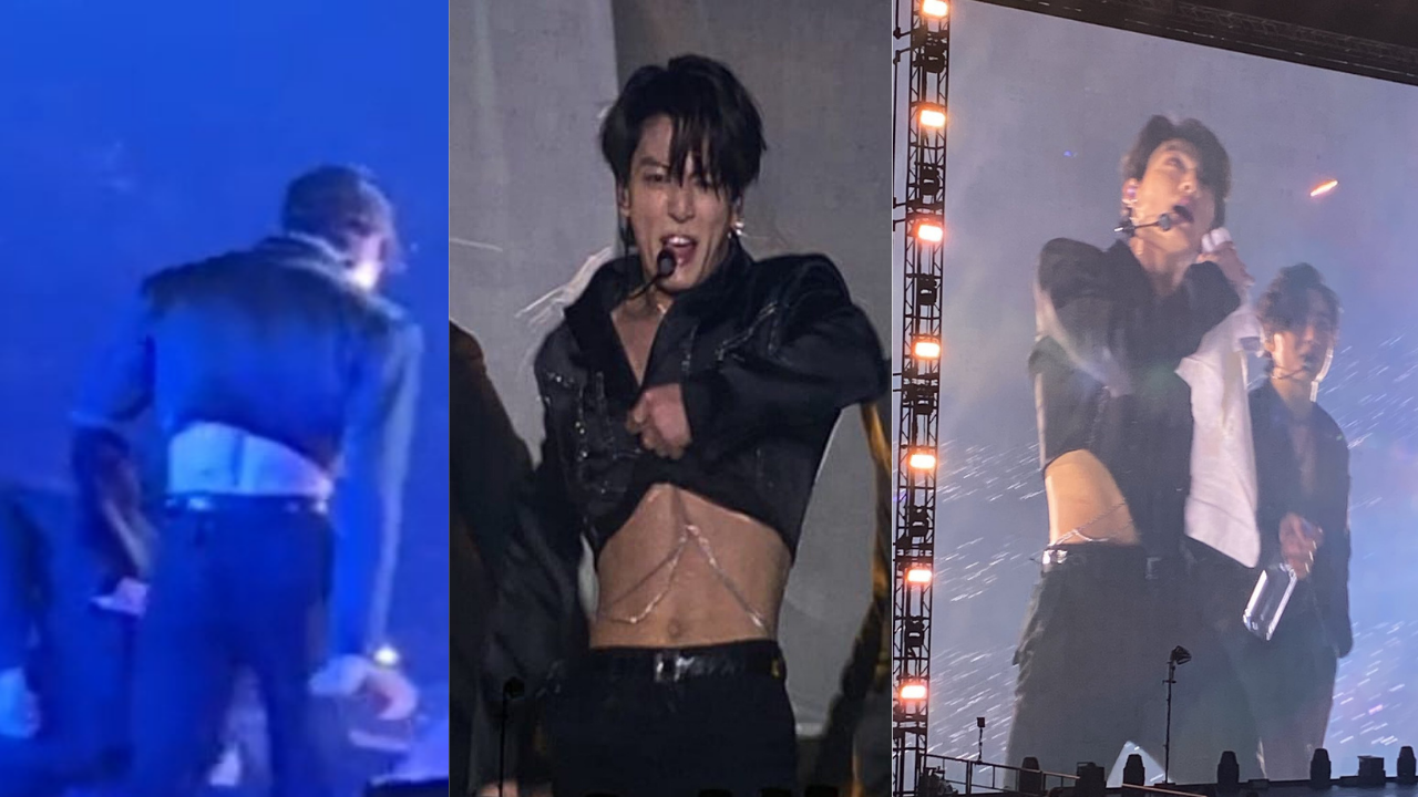 BTS' Jungkook debuts new crop top on stage