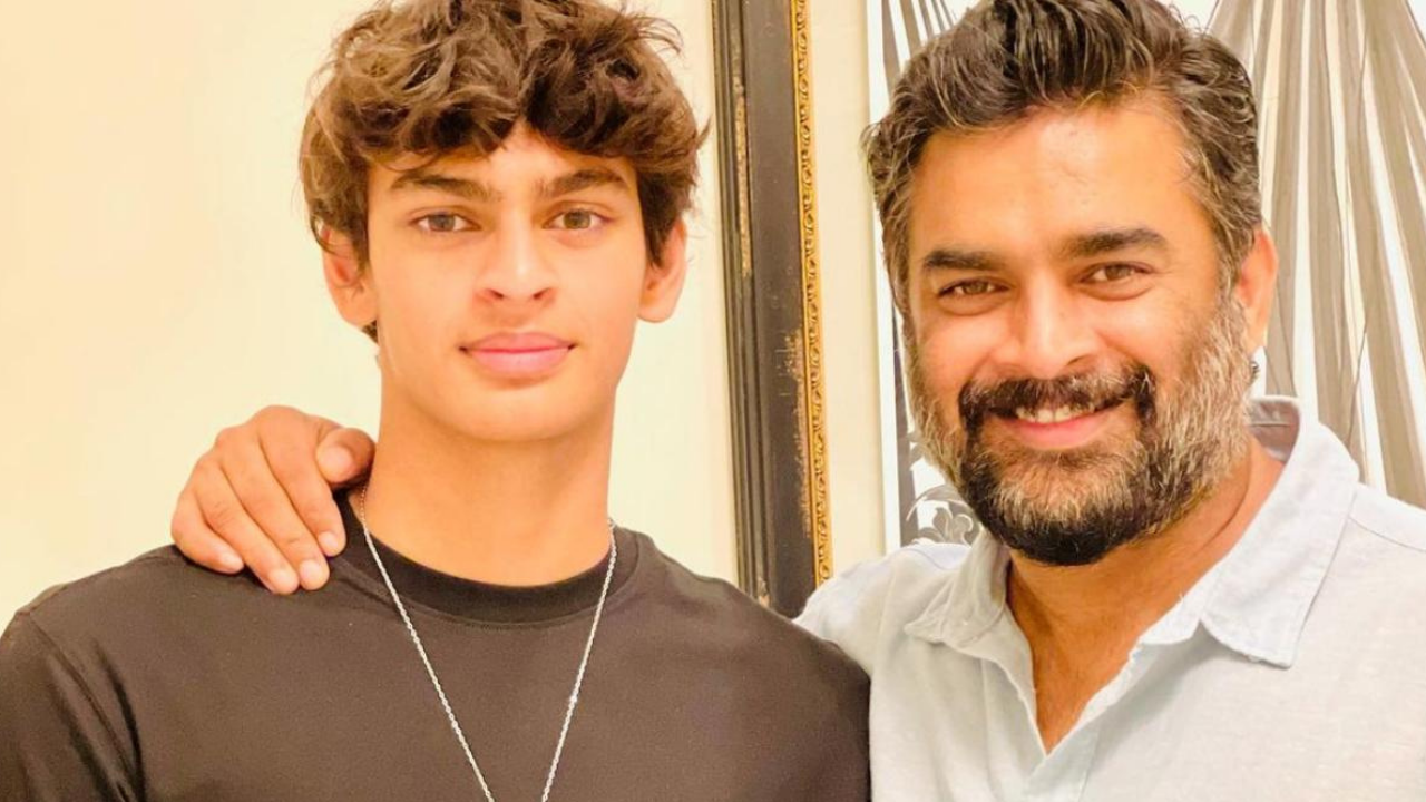 Madhavan with son Vedaant