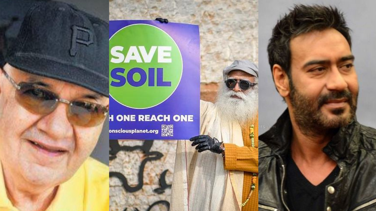 Celebs rally behind Sadhguru's Save soil movement