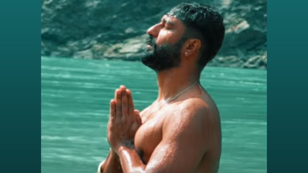 Vicky Kaushal in Rishikesh