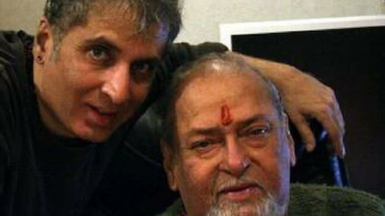 Aditya Raj Kapoor with dad Shammi Kapoor