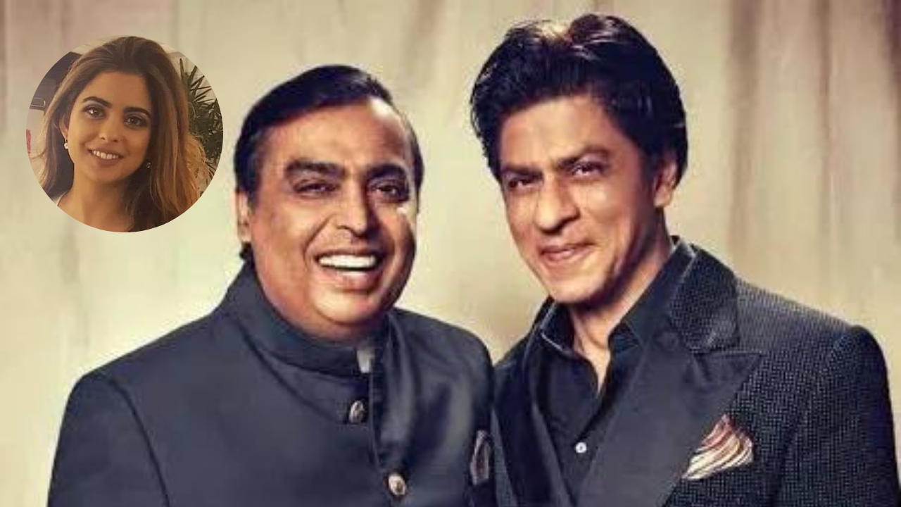 Shah Rukh Khan and Mukesh Ambani