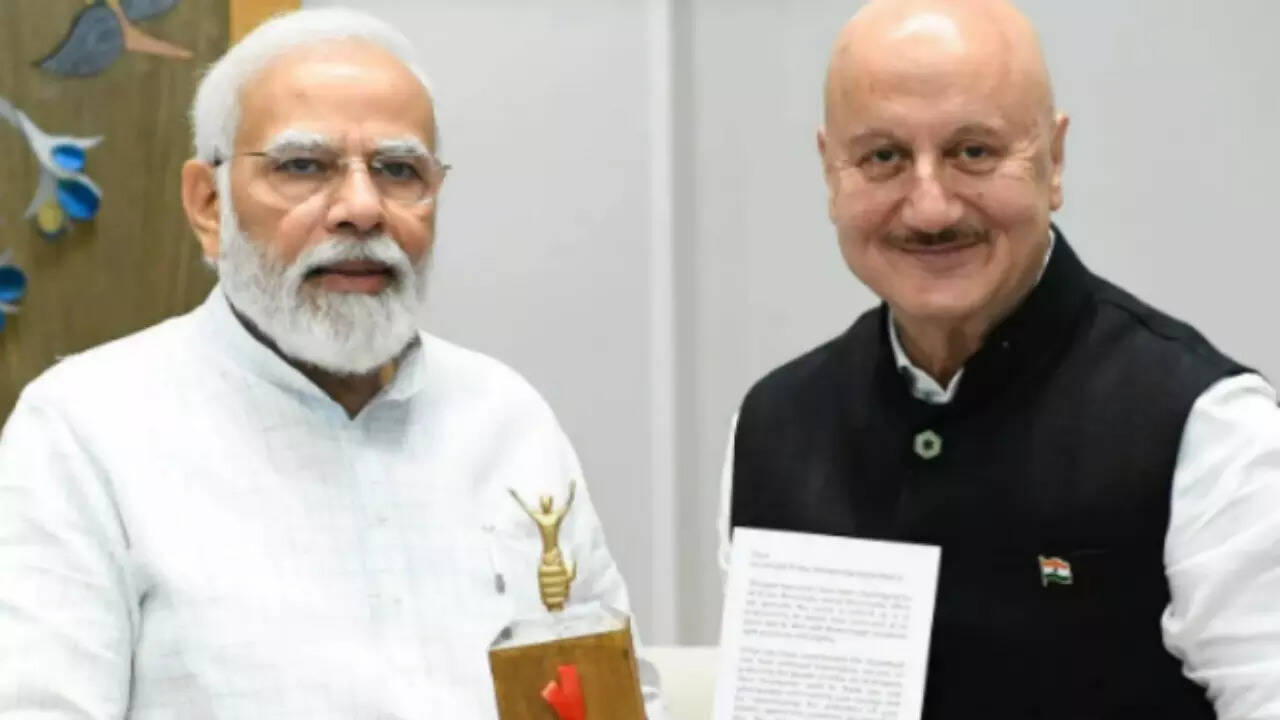 PM Modi, Anupam Kher