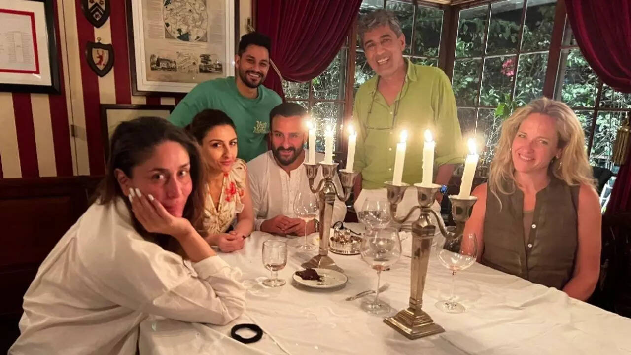 Inside Kareena, Saif, Soha and Kunal's dinner night