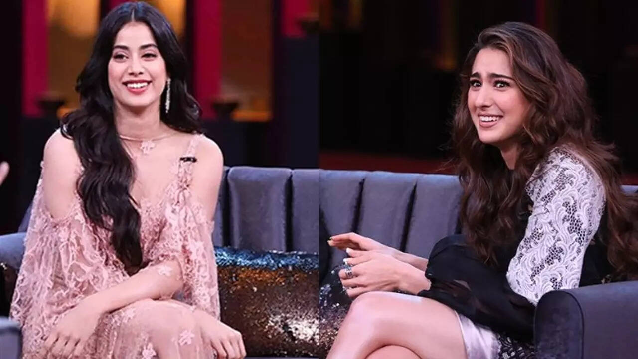 Koffee With Karan Season 7_ Sara Ali Khan and Janhvi Kapoor to grace Karan Johar's show for the firs