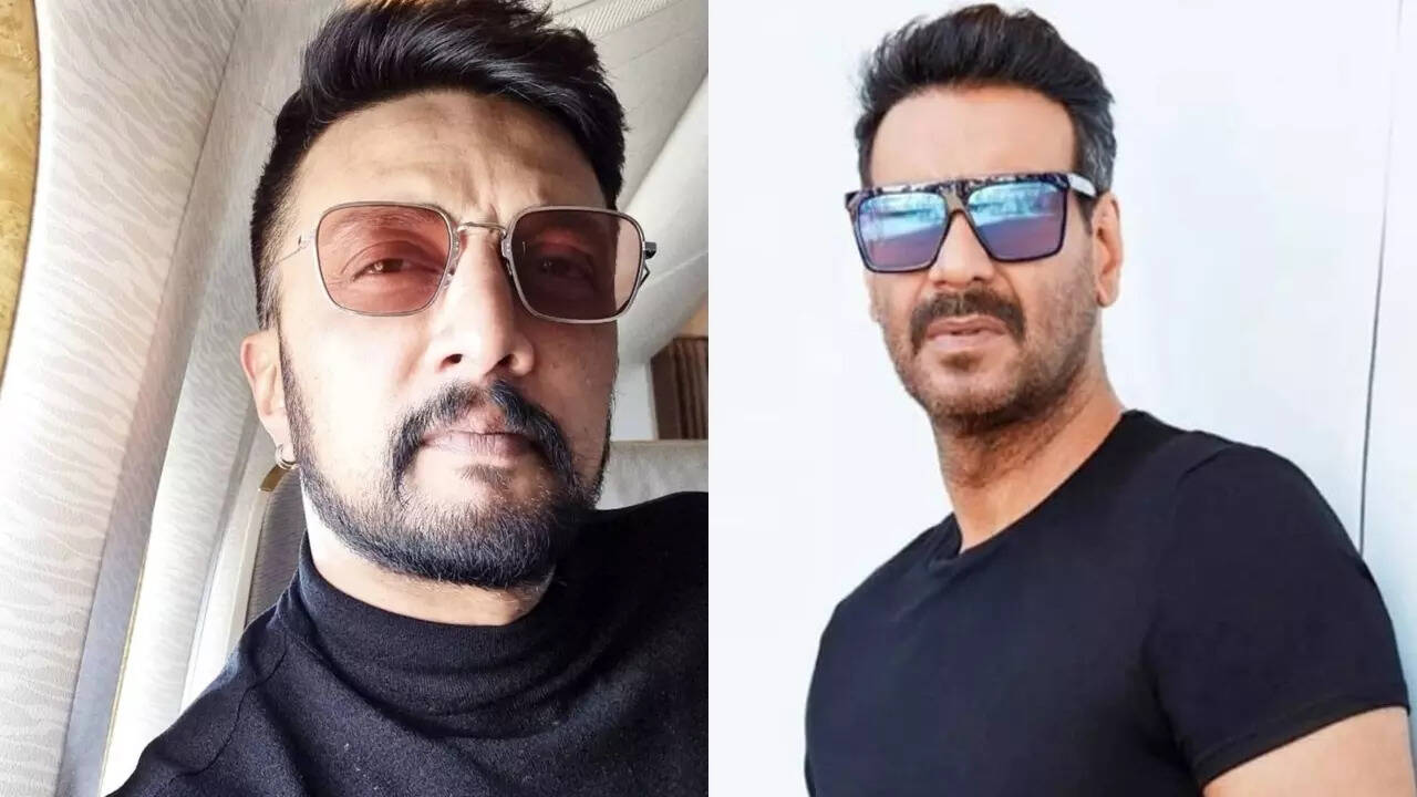 Kiccha Sudeepa reacts to Ajay Devgn's fiery tweet on his Hindi language remark; latter thanks him for 'clearing up the misunderstanding'