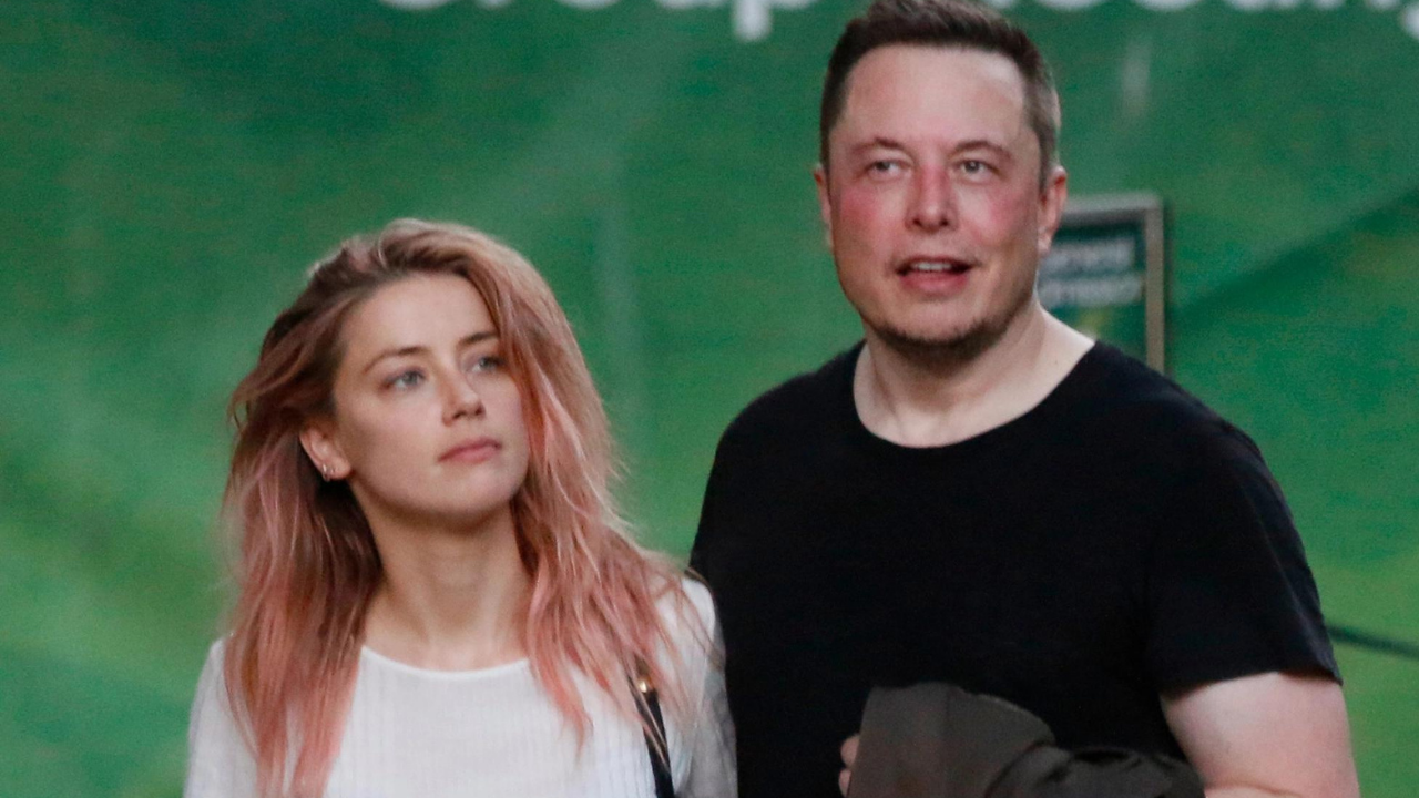 Elon Musk and Amber Heard