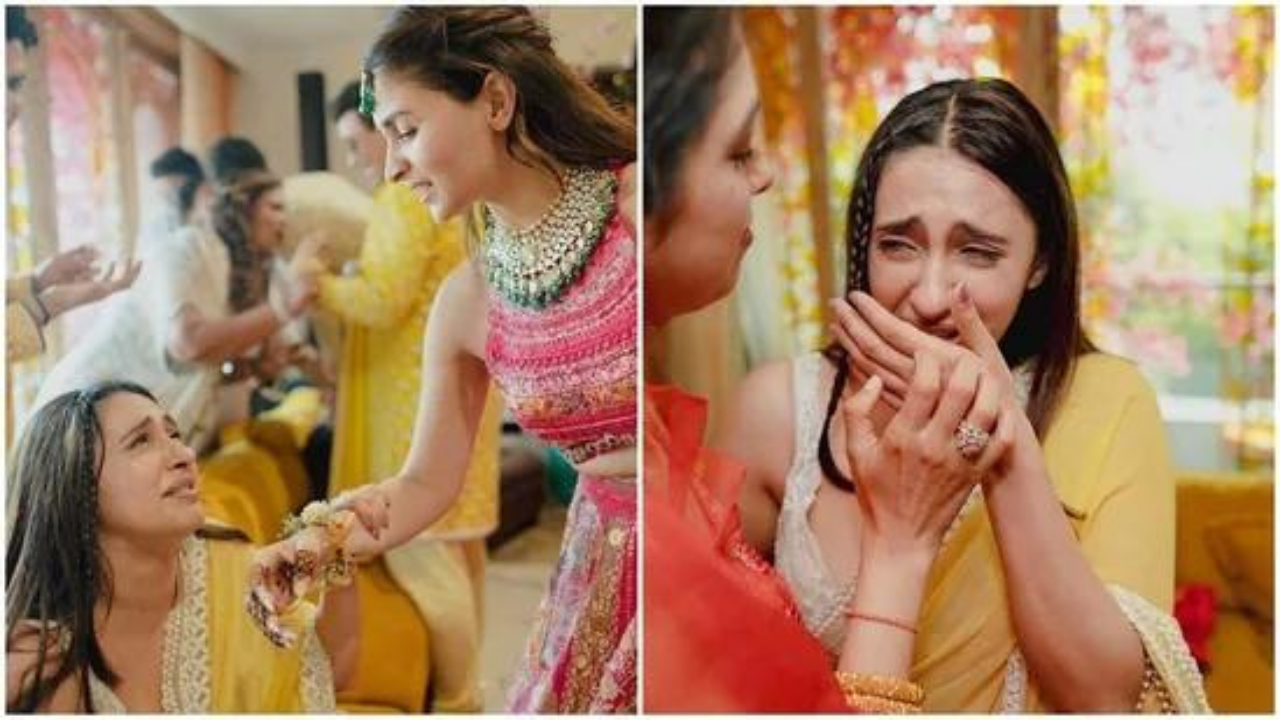 Akansha Ranjan cries at Alia Bhatt's mehendi