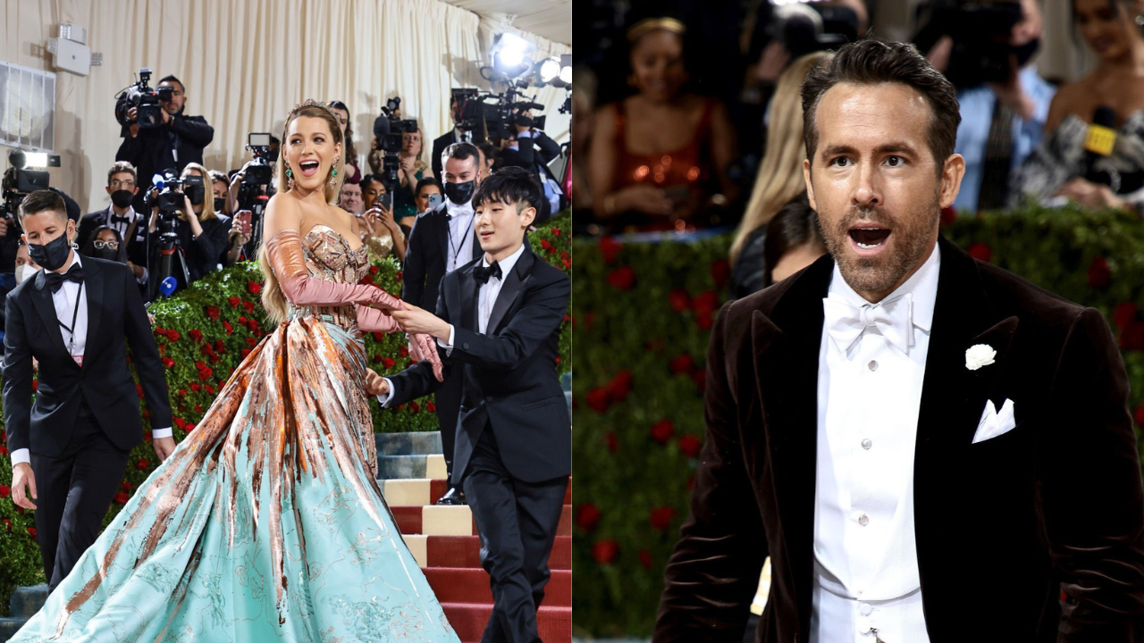 Ryan Reynolds and Blake Lively at Met Gala 2022