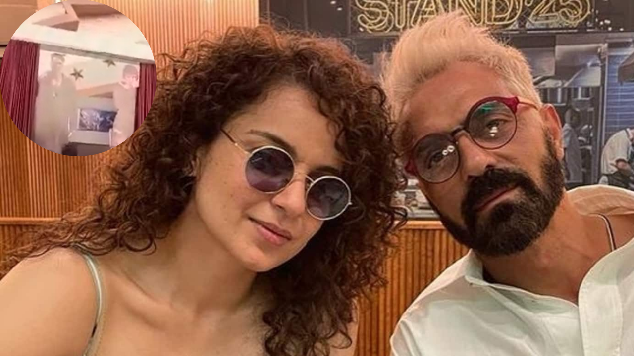 Kangana Ranaut and Arjun Rampal's 25 feet cutout unveiled in Jaipur