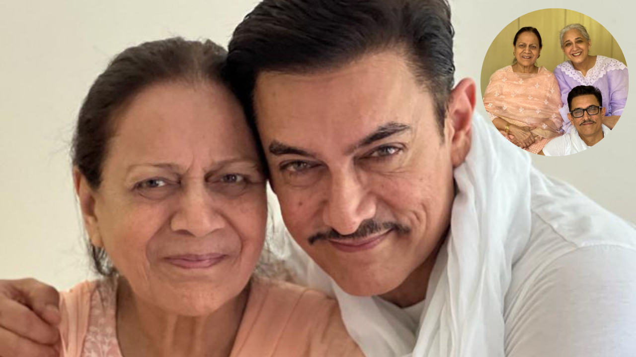 Aamir Khan celebrates Mother's Day with his mom