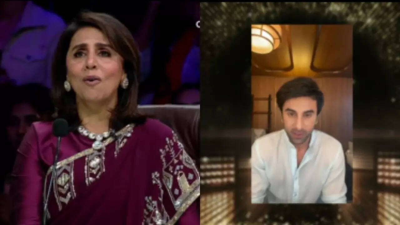 Neetu Kapoor and Ranbir Kapoor