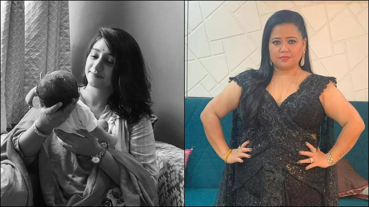 Bharti Singh is all heart for Mohena Kumari's pic with newborn son