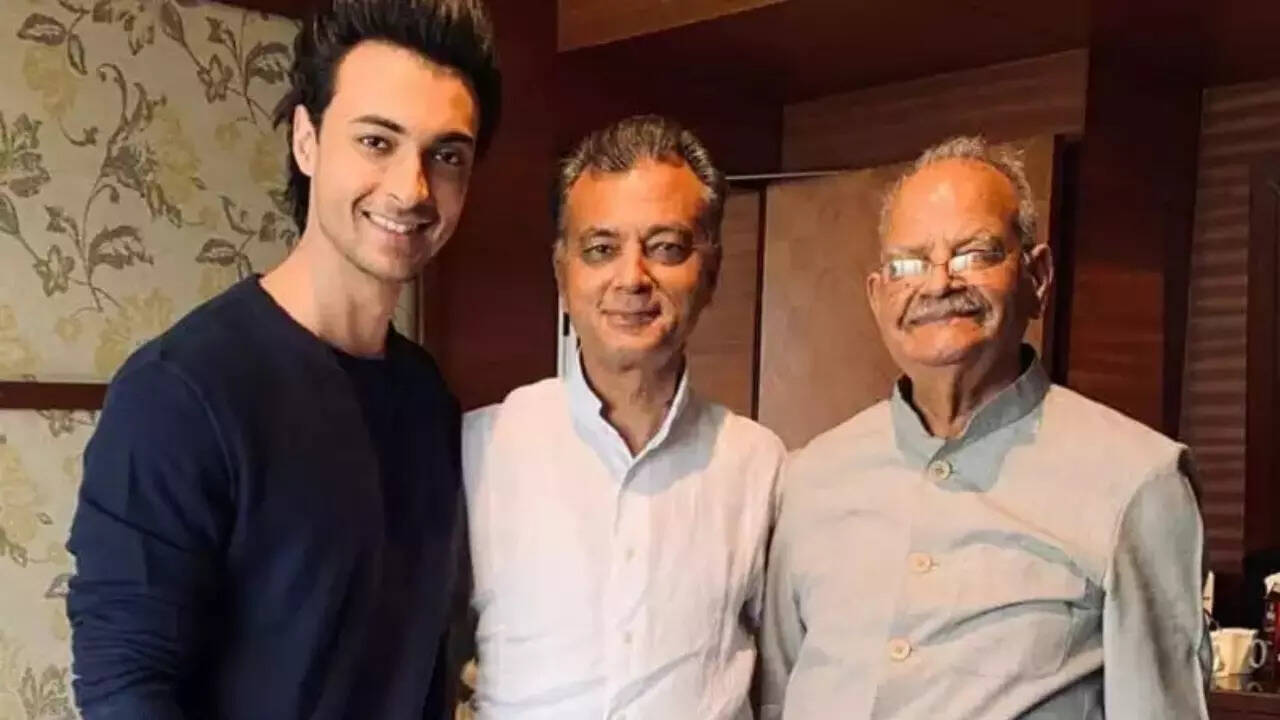 Aayush Sharma urges fans to pray for grandfather Pandit Sukh Ram's well-being