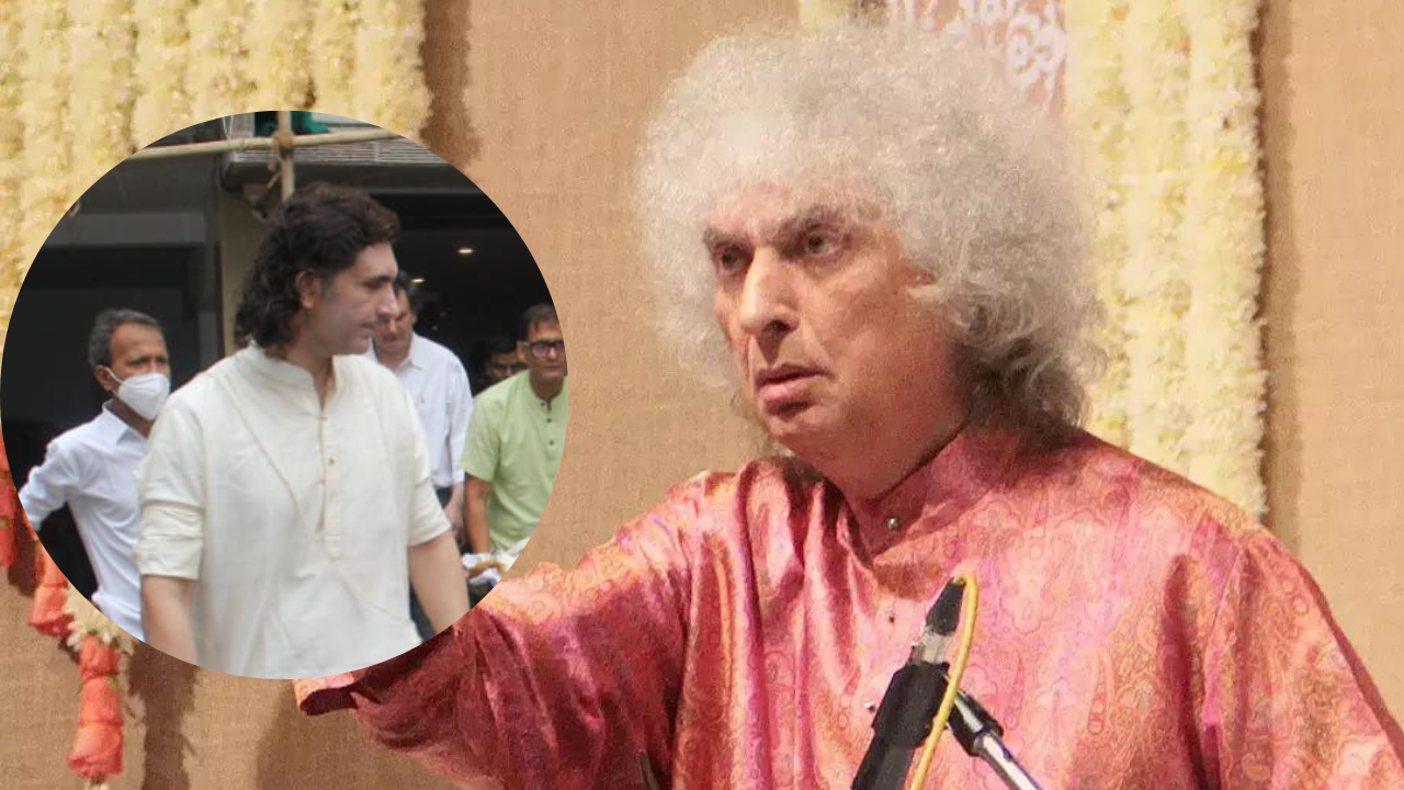 Pandit Shivkumar Sharma's last rites