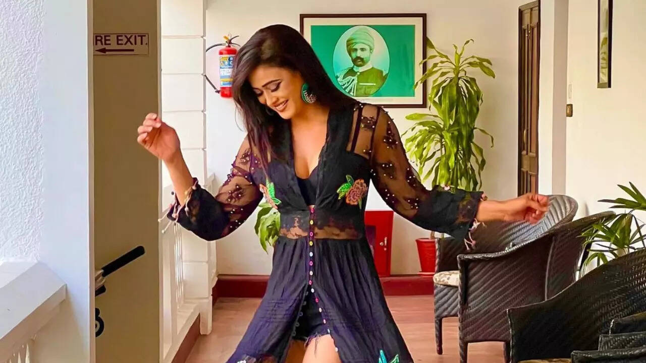 Shweta Tiwari is a vision to behold in her outfit