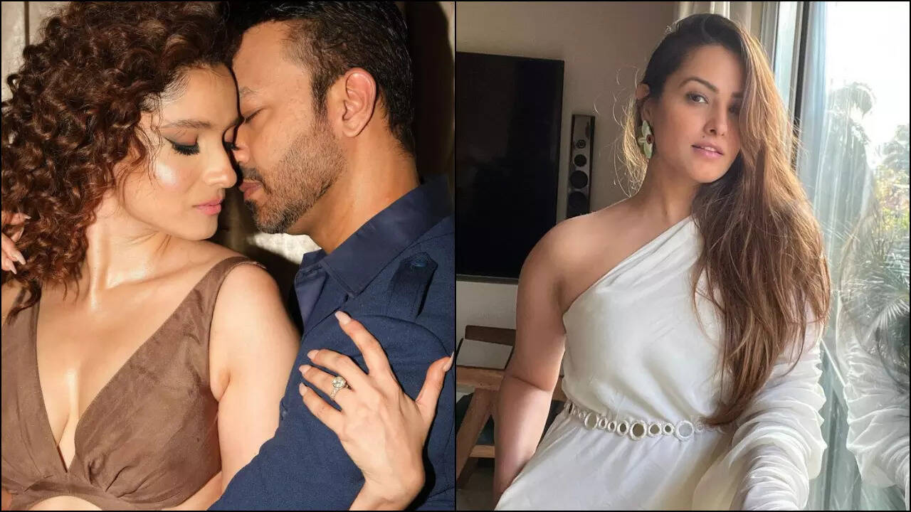 Ankita Lokhande shares mushy pics with Vicky Jain