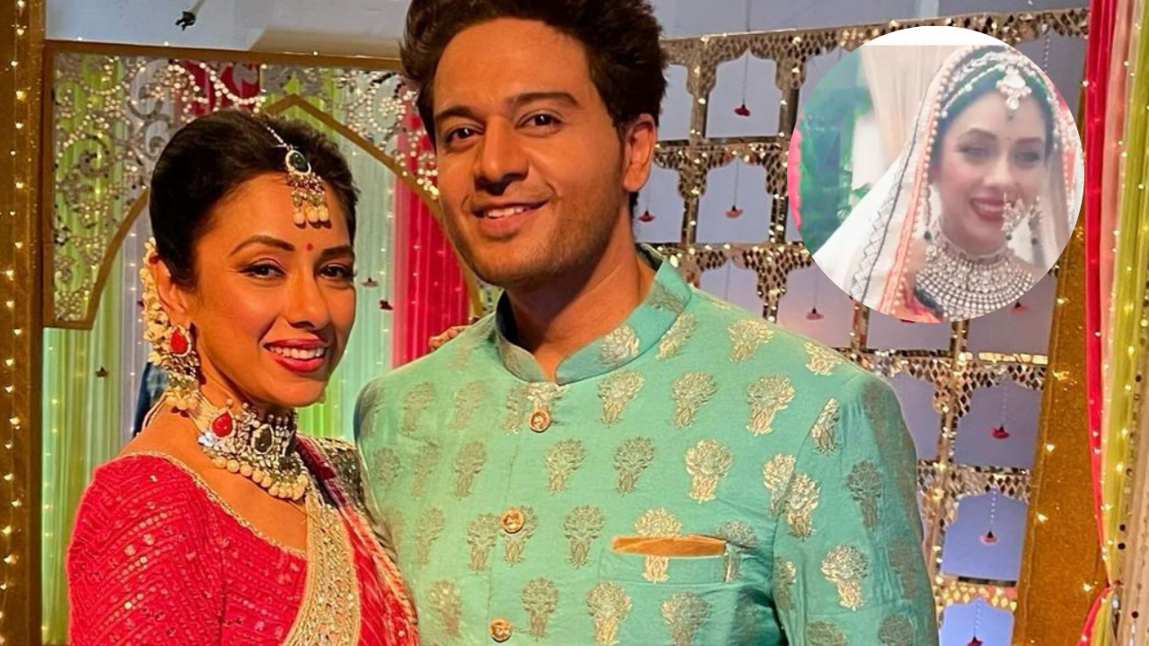 Rupali Ganguly's first look as a bride in Anupamaa is out