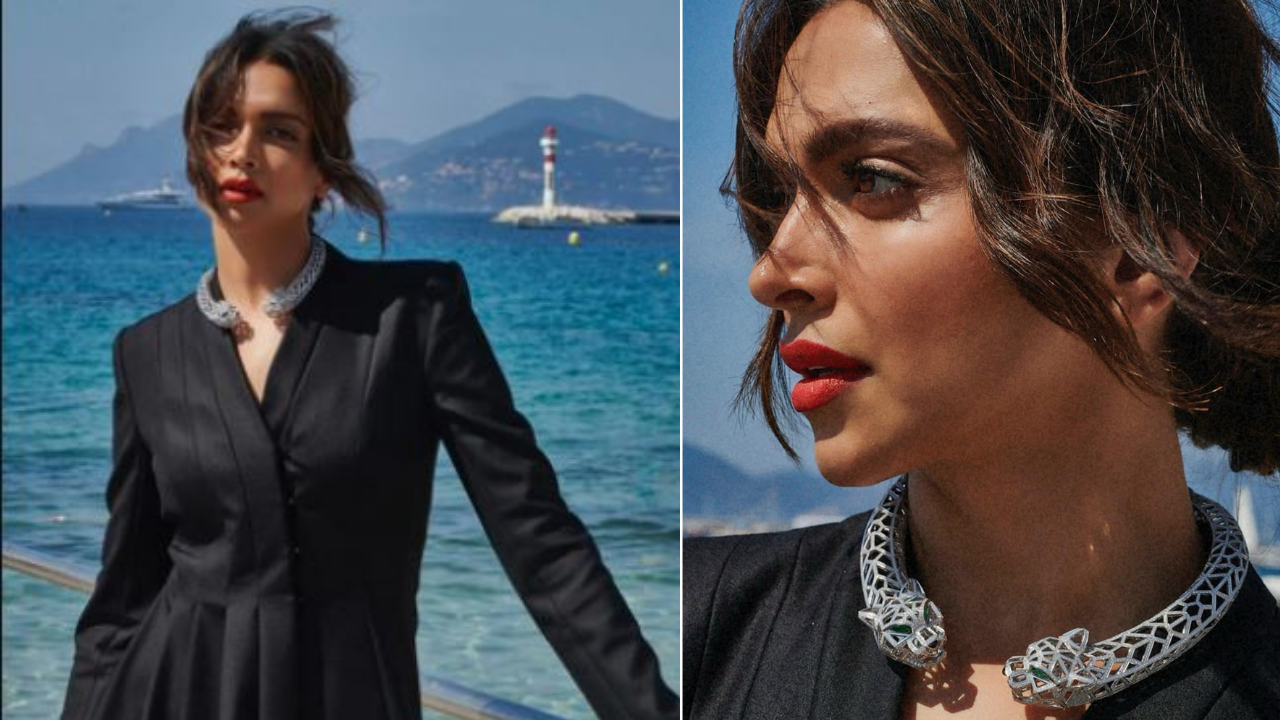 Deepika Padukone stuns in Rs 3 crore panther neckpiece at Cannes 2022