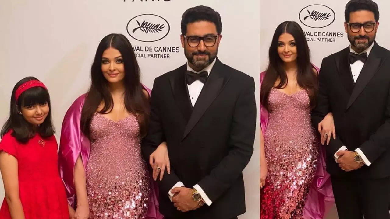 Aishwarya, Abhishek, Aaradhya at Cannes 2022