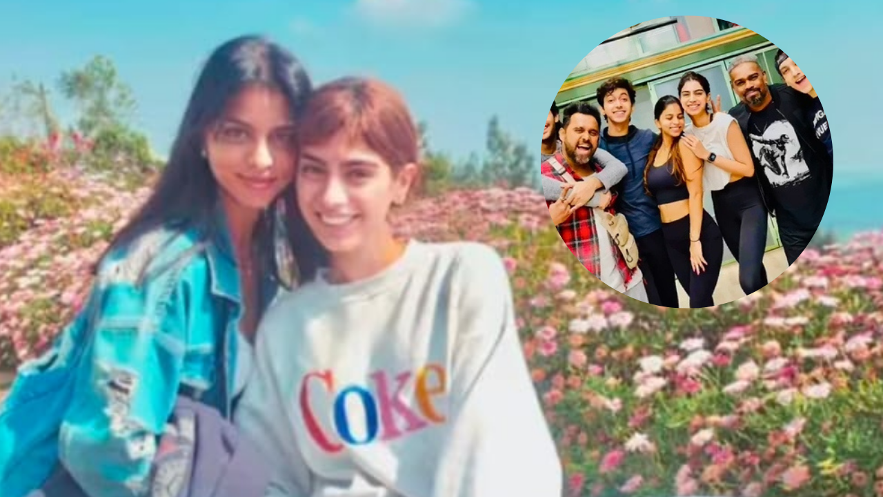 Suhana Khan's pics with Khushi Kapoor and other co-stars from The Archies dance rehearsals go viral