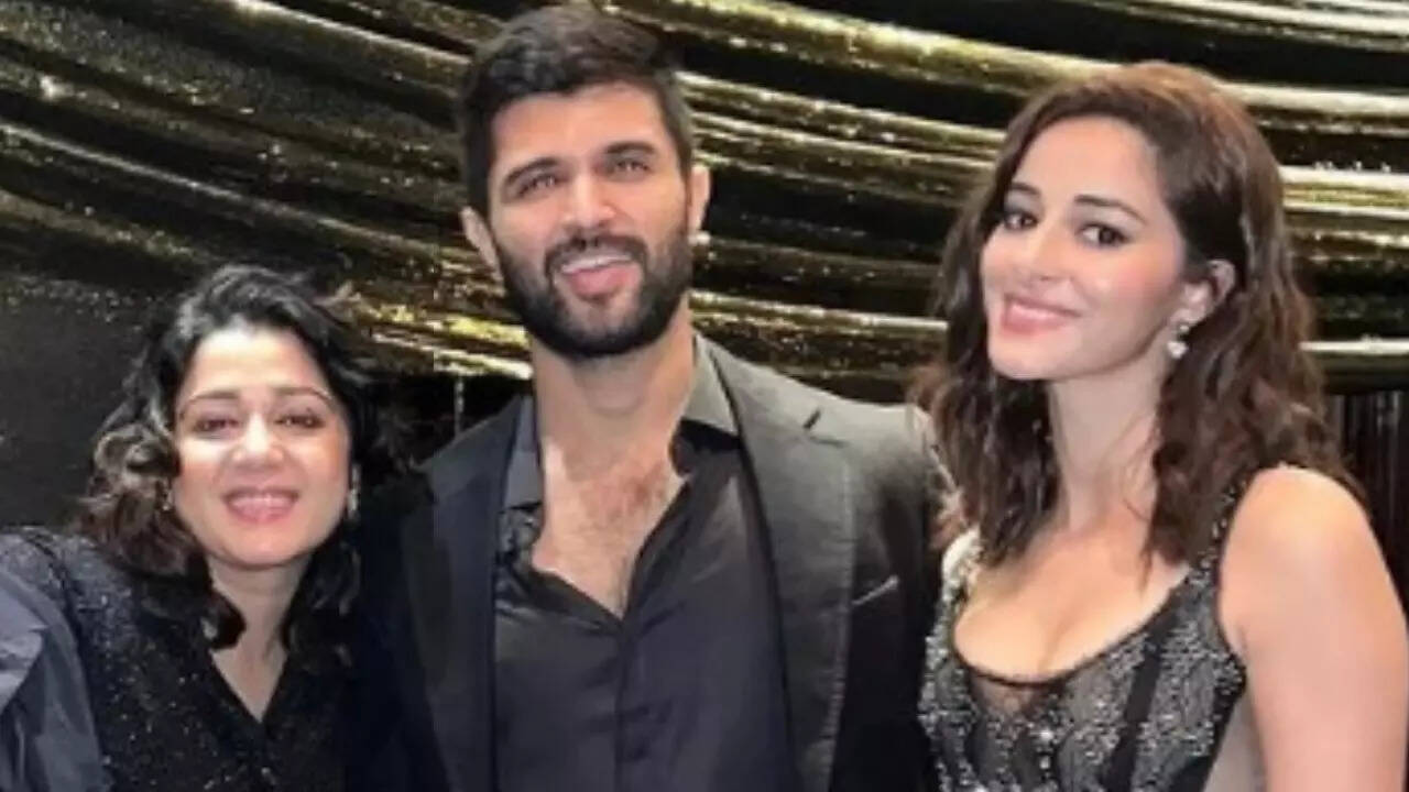 Vijay Devarakonda, Ananya Panday along with Charmme Kaur