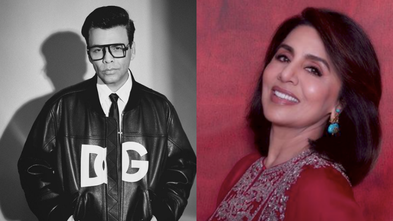 Karan Johar and Neetu Kapoor