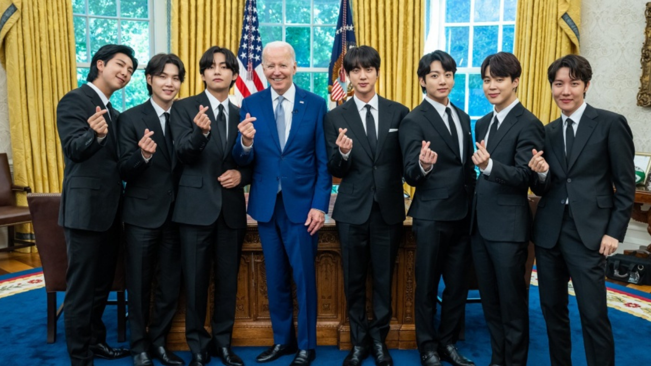 BTS with President Joe Biden