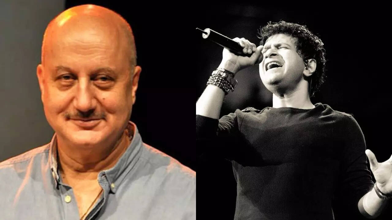 Anupam Kher and KK