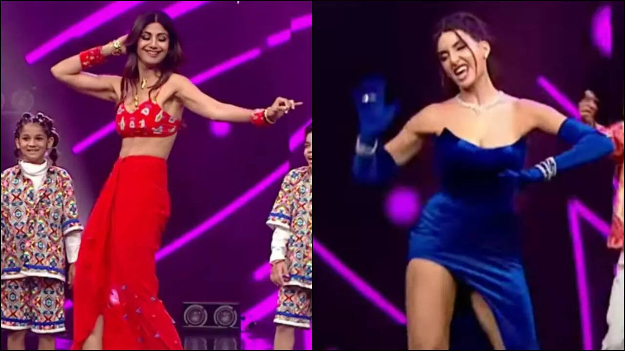 Shilpa Shetty-Nora Fatehi's dance off