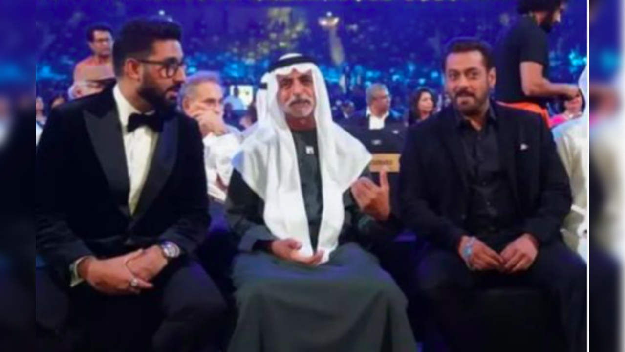 Salman and Abhishek at IIFA