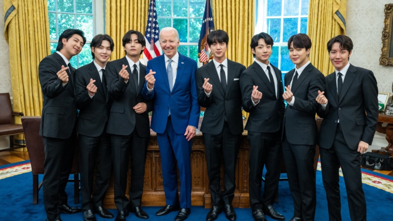 BTS with President Joe Biden