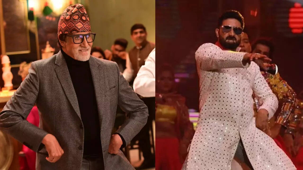 Amitabh Bachchan and Abhishek Bachchan